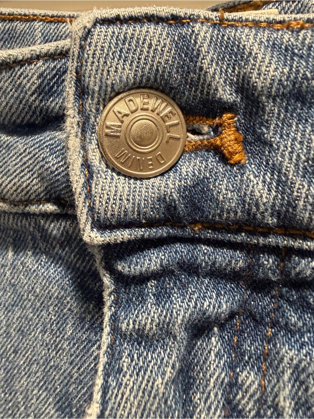 Madewell Curvy 90s Straight Jeans Size 30 High Rise Light Wash Denim Vintage Fit - Picture 6 of 13